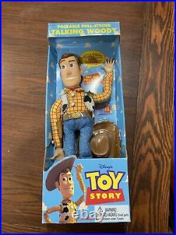 NIB Original Toy Story Sheriff Woody Thinkway Toys 62810 REcalled