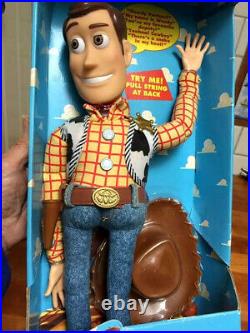NOSVintage DISNEY TOY STORY WOODY PULL-STRING TALKING DOLLNew In BoxTHINKWAY