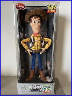 New D23 2015 Disney Store Toy Story 20th Talking Woody Action Figure Doll LE 400