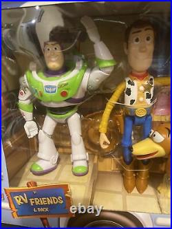 New Disney Pixar Toy Story 4 RV Friends Figues 6Pcs Buzz, Andy, Woody, Rex, Forky