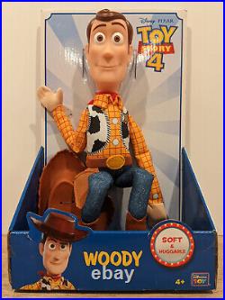 New Disney Pixar Toy Story 4 Woody Doll Soft & Huggable Detachable Cowboy Hat