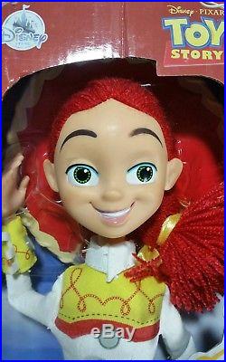 New Disney Store Toy Story Woody and Jessie Talking Doll Set Pixar