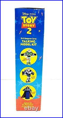 New NOS Toy Story 2 Evil Emperor Zurg Talking Model Kit 1999 NiB Thinkway T2