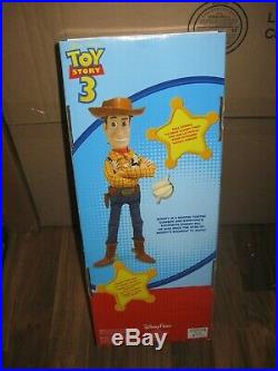 New Toy Story 3 Sheriff PULL STRING TALKING WOODY Dolls Disney Christmas Gift