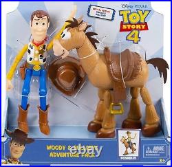 New Toy Story Disney Pixar Toy Story 4 Woody & Bullsai Figure Doll JAPAN F/S