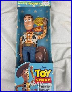 New in Box First Edition 1995 Woody Doll, poseable edition, ThinkWay
