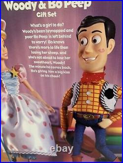New in box 1999 Disney Mattel Toy Story 2 Woody & Bo Peep Giftset Kiss on Cheek