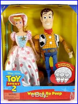 Nib Barbie Doll 1999 Toy Story 2 Woody & And Bo Peep Mattel 23785 Gift Set