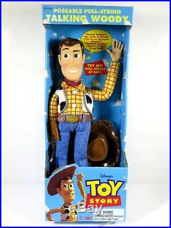 Nib Disneys Toy Story Talking Woody Doll Poseable Pull String He Is Not Talking