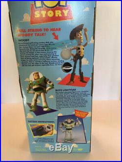 ORIGINAL 1995 Toy Story Poseable Pull-String TALKING WOODY Thinkway Disney Pixar