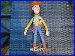 ORIGINAL Thinkway Disney Toy Story 1 Sheriff Woody Large Talking Doll Figure