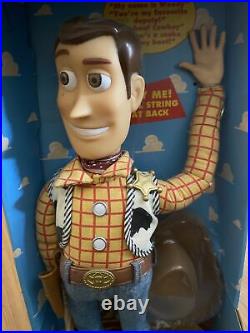 Original 1995 Disney Toy Story Woody Pull String Talking Doll Sealed In Box