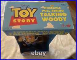 Original 1995 Toy Story Pull String Woody Still New in His Box Thinkway Toys
