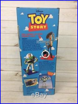 Original 1995 Toy Story Talking Woody Doll Think Way Pull String 62943 NOS