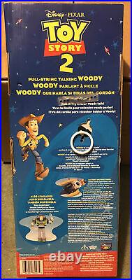 Original Disney Pixar 1999 Toy Story 2 Pull String Talking Woody 68027