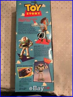 Original Disney's Toy Story Pull-String Talking Woody Doll 16 1995 Think Way
