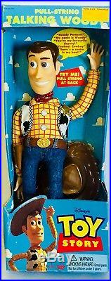 Original Toy Story Pull String Talking Woody Doll, New-In-Box String Dont Pull