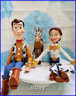 Original! Toy Story Woody, Jesse & Bullseye Disney Pixar withMovies 1&2