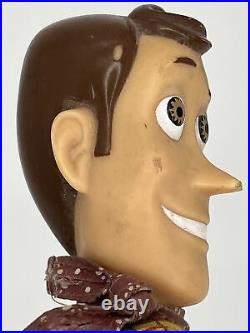 Original Vintage Disney Toy Story Thinkway PUSH TO TALK Woody Doll Works 12