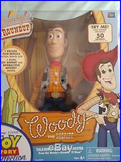 Original toy story woody doll from woodys round up gang brand new in box