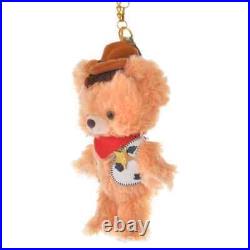 PIXAR Toy story UniBearsity Plush key chain Disney Store Japan Woody Howdy