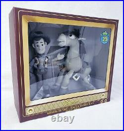 Pixar 25 Year Anniversary Toy Story Woody & Bullseye Plush Set LIMITED RELEASE
