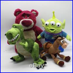 Pixar Original Toy Story Plush Alien Figure Doll Woody, Buzz, Lightyear Rex Bear