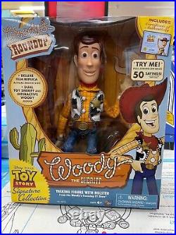 Pixar TOY STORY Buzz Lightyear Signature Collection Woody NIB