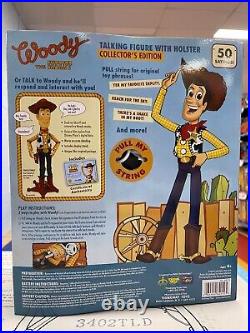 Pixar TOY STORY Signature Collection Dual/INTERACTIVE WOODY withDENIM Jeans NIB