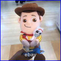 Plush Toy Disney Pixar Toy Story 4 Woody and Forky Doll with Brown Hat