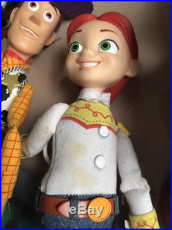 Pre-owned Collectors Disney Toy Story Woody & Jessie, Bullseye & Buzz Lightyear