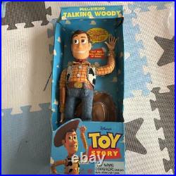 Pull String Talking Woody Walt Disney Toy Story Parlant Doll 1st Edition Used