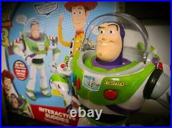 RARE BOX Toy Story 3 Interactive Buzz Lightyear & Woody Figures Dolls Thinkway