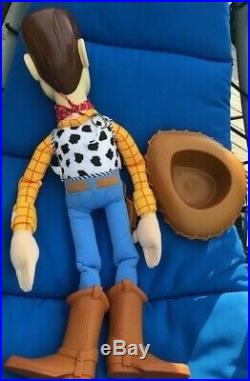 RARE Disney Pixar Toy Story Giant Jumbo Woody 30 Huge Plush Doll VINTAGE