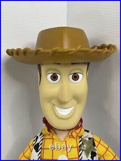 RARE Disney Pixar Toy Story Giant Jumbo Woody 32 Inches Tall Huge Plush Doll