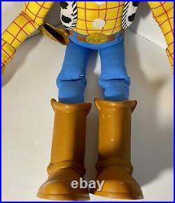 RARE Disney Pixar Toy Story Giant Woody 32 Plush 3 Foot Vintage Doll withHat