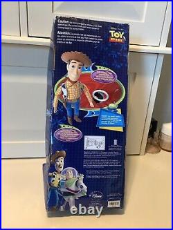 RARE Disney Store Exclusive Toy Story Talking Woody Doll HTF New In Box! NIP