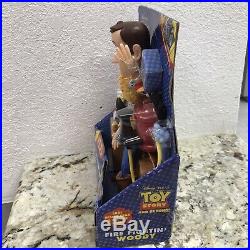 RARE HTF Disney Toy Story Woody Fire Fightin Woody NIB