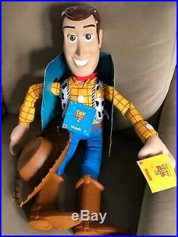 RARE Toy Story 2 JUMBO Large Woody Doll 31 With Hat & Holster NWT 2001