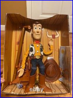 RARE! Toy Story Pull string Woody Signature Collection Talking Figure
