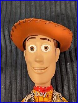 RARE Toy Story Signature Collection Cloud Logo Sheriff Woody Doll PLEASE READ
