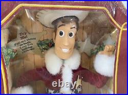 READ Holiday Hero Woody Toy Story Mattel 2E87