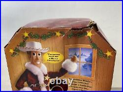 READ Holiday Hero Woody Toy Story Mattel 2E87