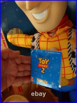 Rare 30 Disney Toy Story 2 Woody Plush Doll Figure Original Box Packaging H. T. F