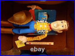 Rare 30 Disney Toy Story 2 Woody Plush Doll Figure Original Box Packaging H. T. F