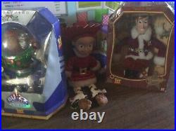 Rare Christmas/holiday-toy Story Holiday Heroes Buzz Lightyear, Woody And Jessie