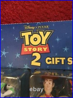 Rare Disney 1999 Toy Story 2 Buzz Andropov Rescue Woody Gift Set Unopened