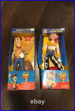 Rare! Disney Toy Story 2 talking dolls Woody & Jessie (one of each) NEW in Box