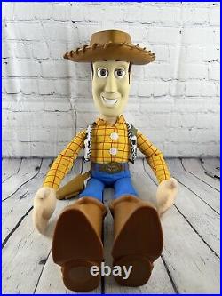 Rare Giant 30 Disney Pixar Toy Story 2 Woody Doll/Plush Mattel Toys R Us with Hat