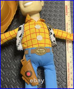 Rare Giant 30 Disney Pixar Toy Story 2 Woody Doll/Plush Mattel Toys R Us with Hat